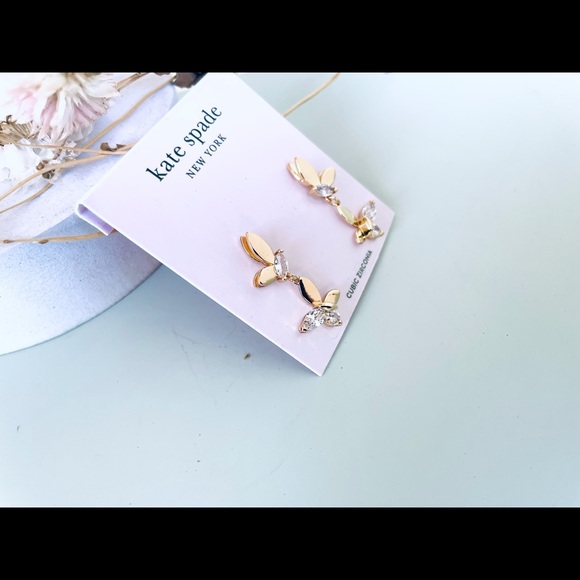 Kate Spade social butterfly drop earrings firm price - Picture 5 of 6